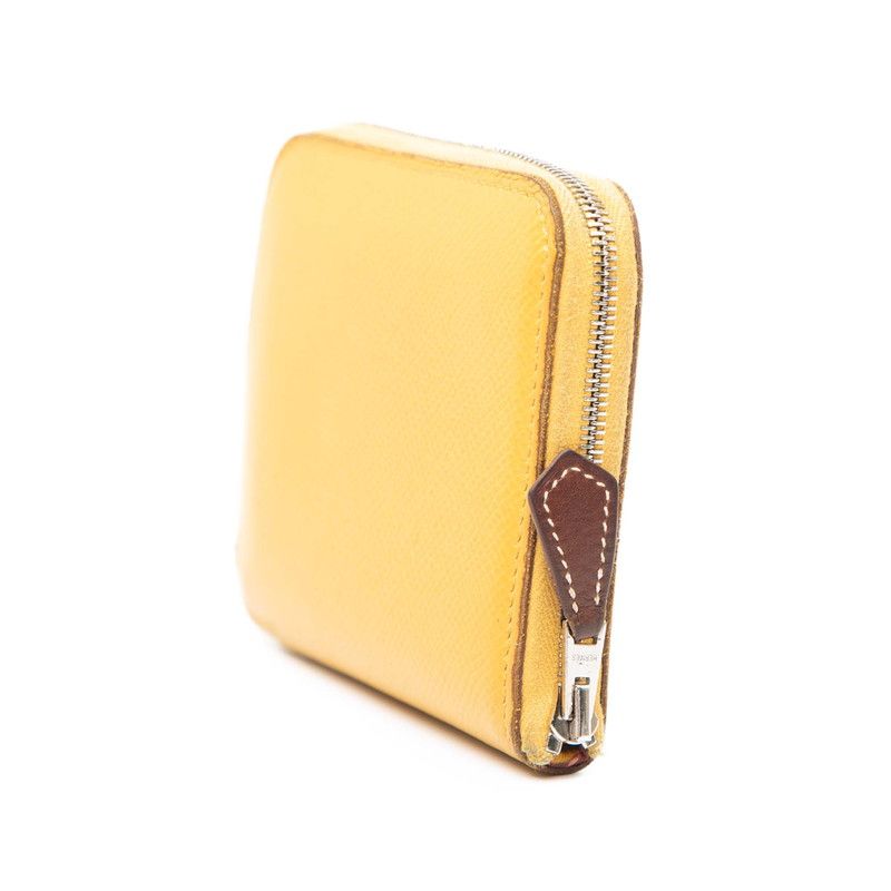 Hermes Azap SilkIn Compact Veaue Epsom Coin Case
