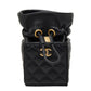 Chanel Matelasse Coco Mark Lambskin Drawstring Shoulder Bag