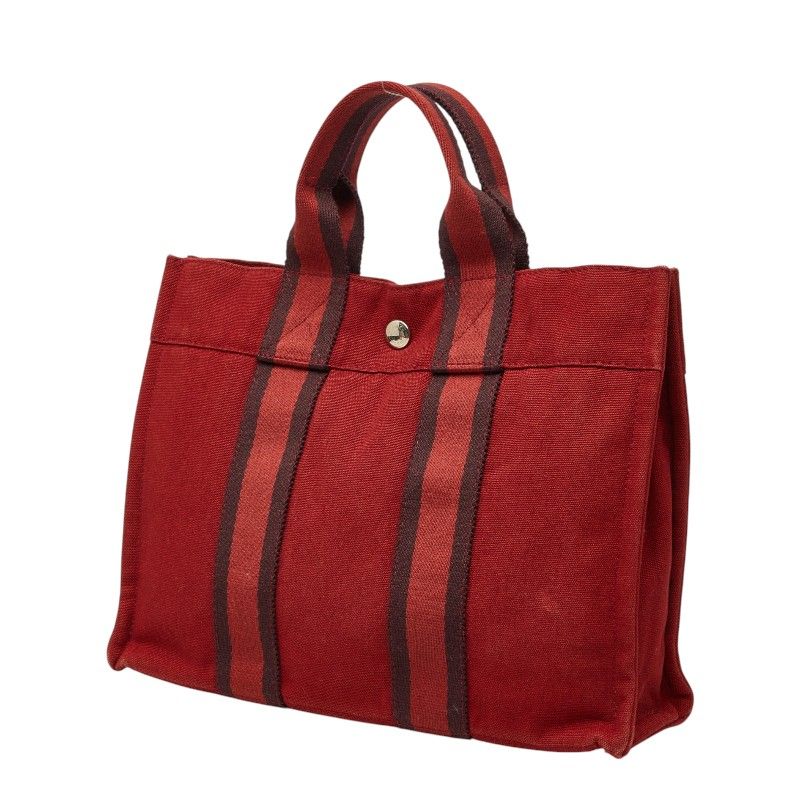Hermes Fourre Tout PM Canvas Tote Bag