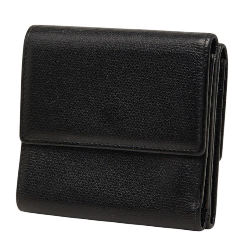 Chanel Coco Mark Leather Bifold Wallet
