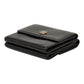 Chanel Coco Mark Leather Bifold Wallet