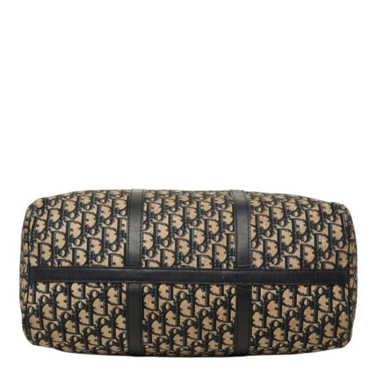 Dior Trotter Canvas Leather Boston Bag