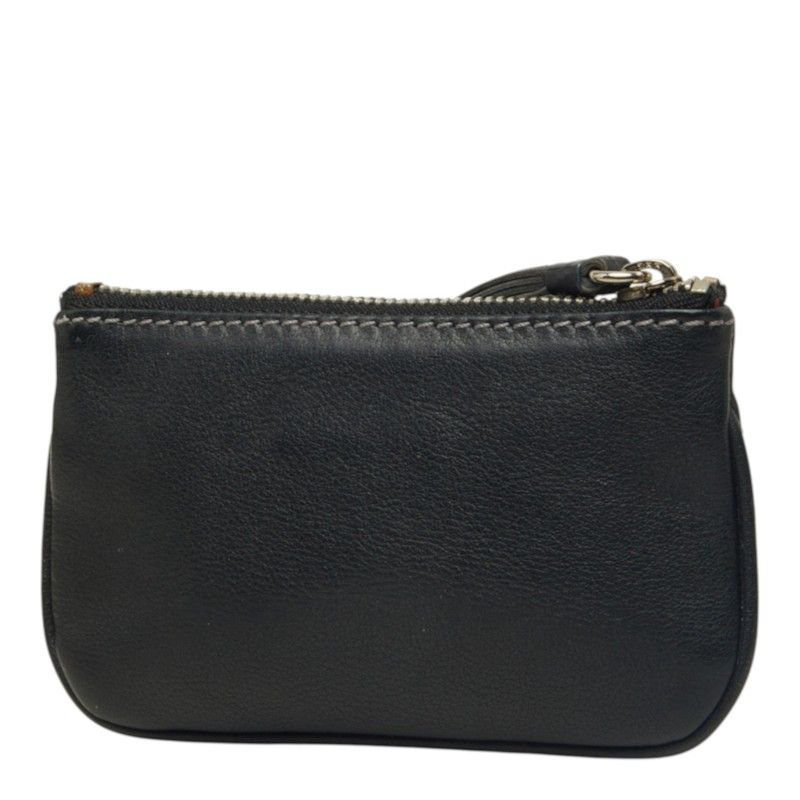 Loewe Anagram Leather Suede Coin Case