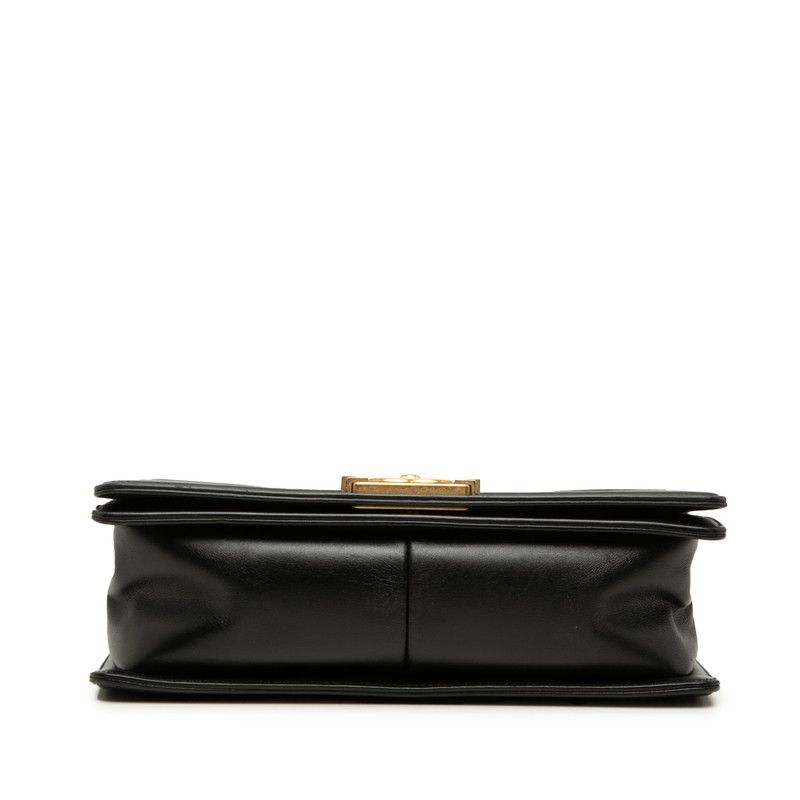 Chanel Boy Chanel Chevron Caviar Shoulder Bag