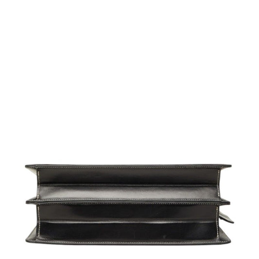 Dior Logo Flap Leather Handbag