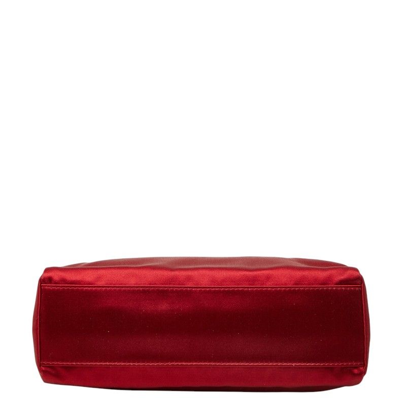 Fendi Mini Peekaboo Satin Leather 2way Bag