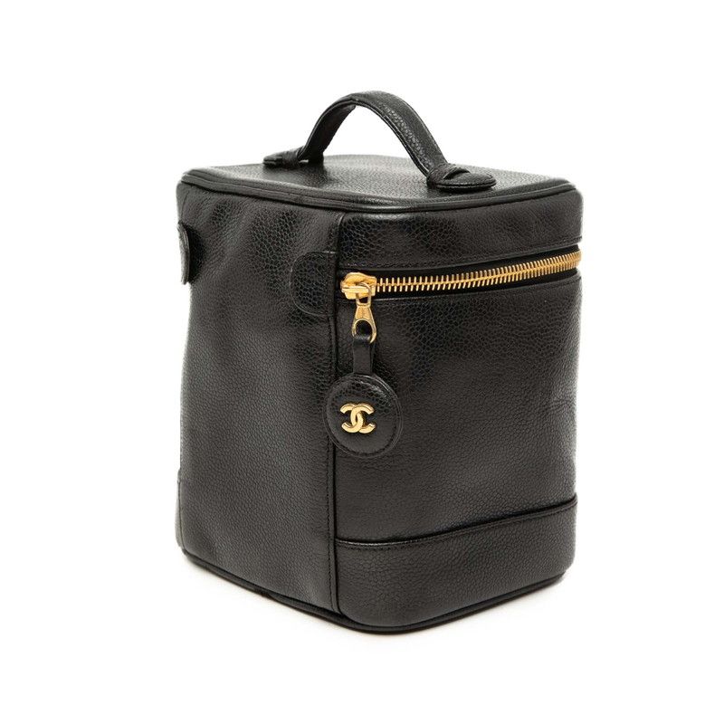 Chanel Caviar Vanity Handbag