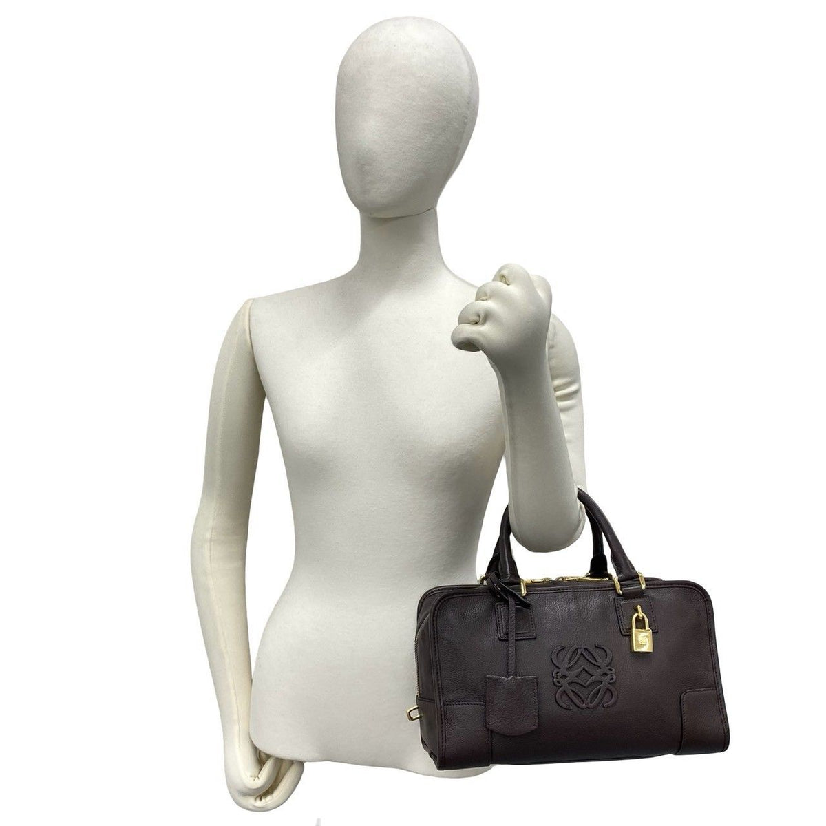 Loewe Amazona 28 Leather Handbag