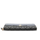 Chanel Coco Mark Matelasse Leather Long Wallet