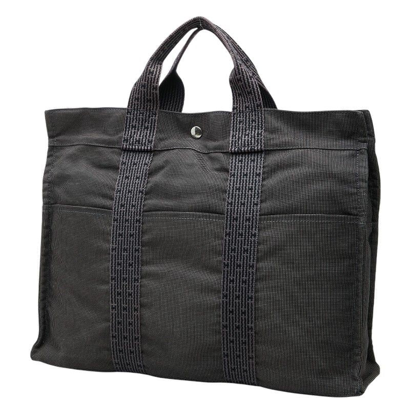 Hermes Herline MM Canvas Tote Bag