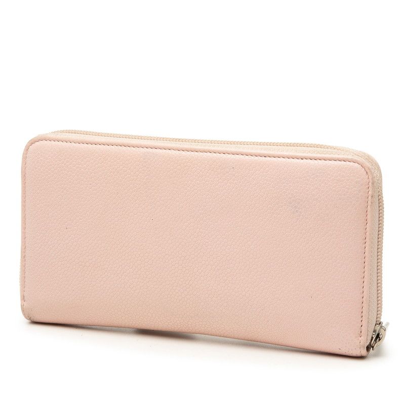 Chanel Caviar Leather Long Zip Wallet