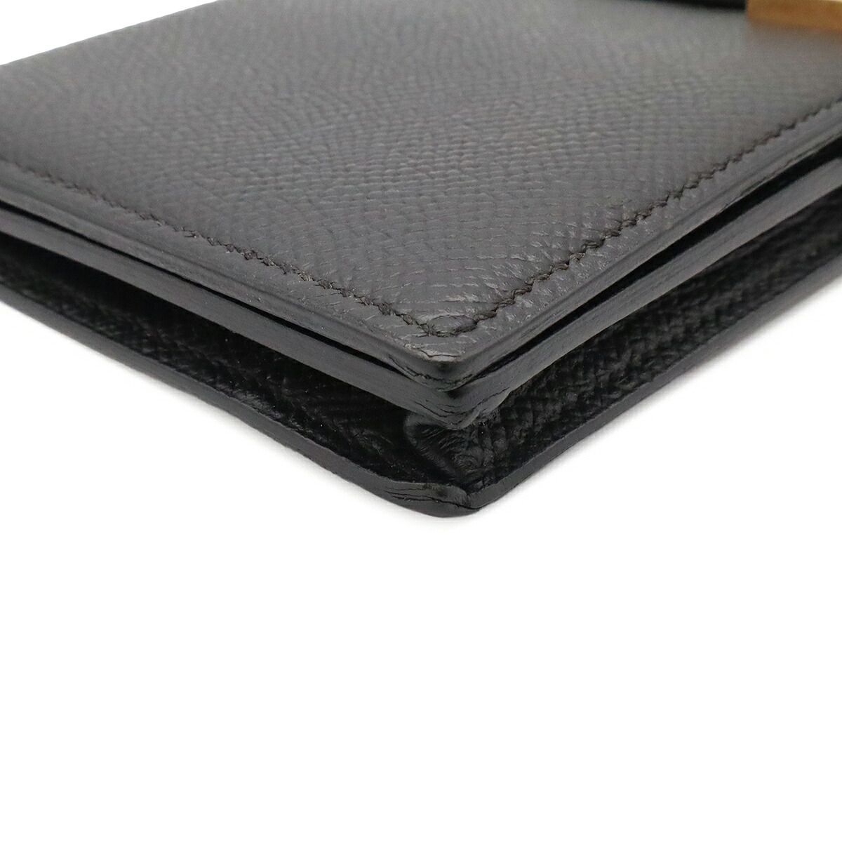 Hermes B�arn Souffl� Leather Long Wallet