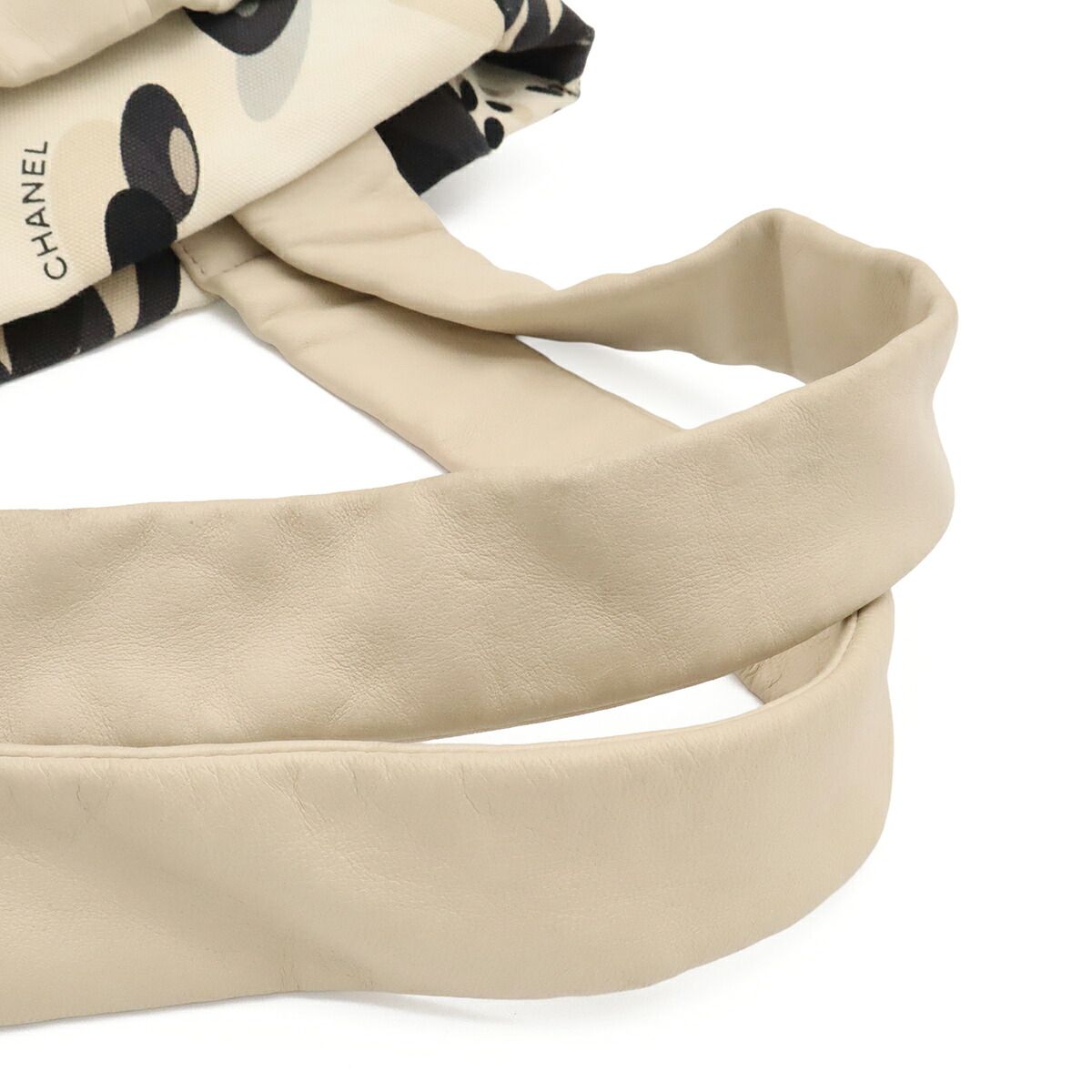 Chanel Canvas Leather Tote Bag