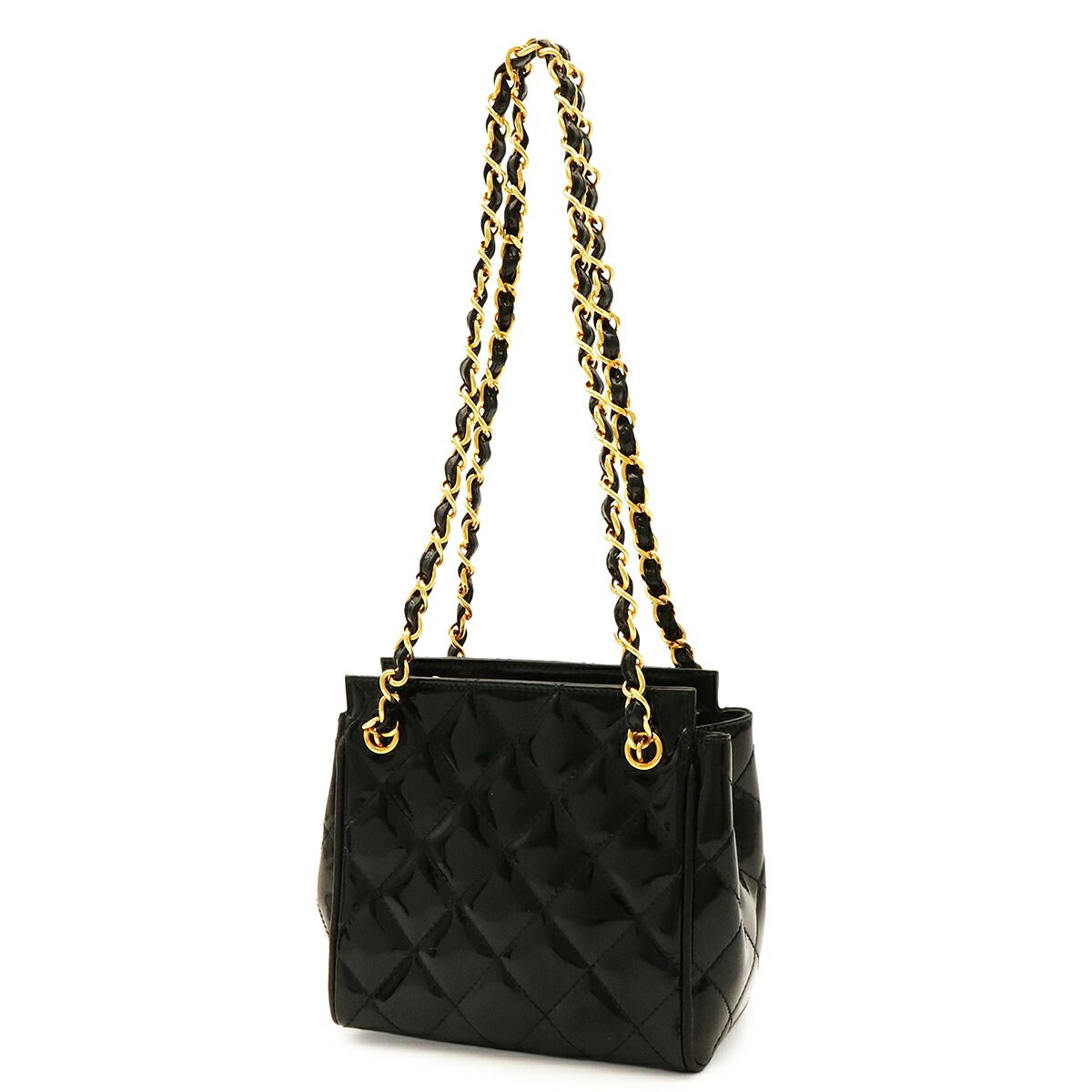 Chanel Matelasse Patent Leather Shoulder Bag