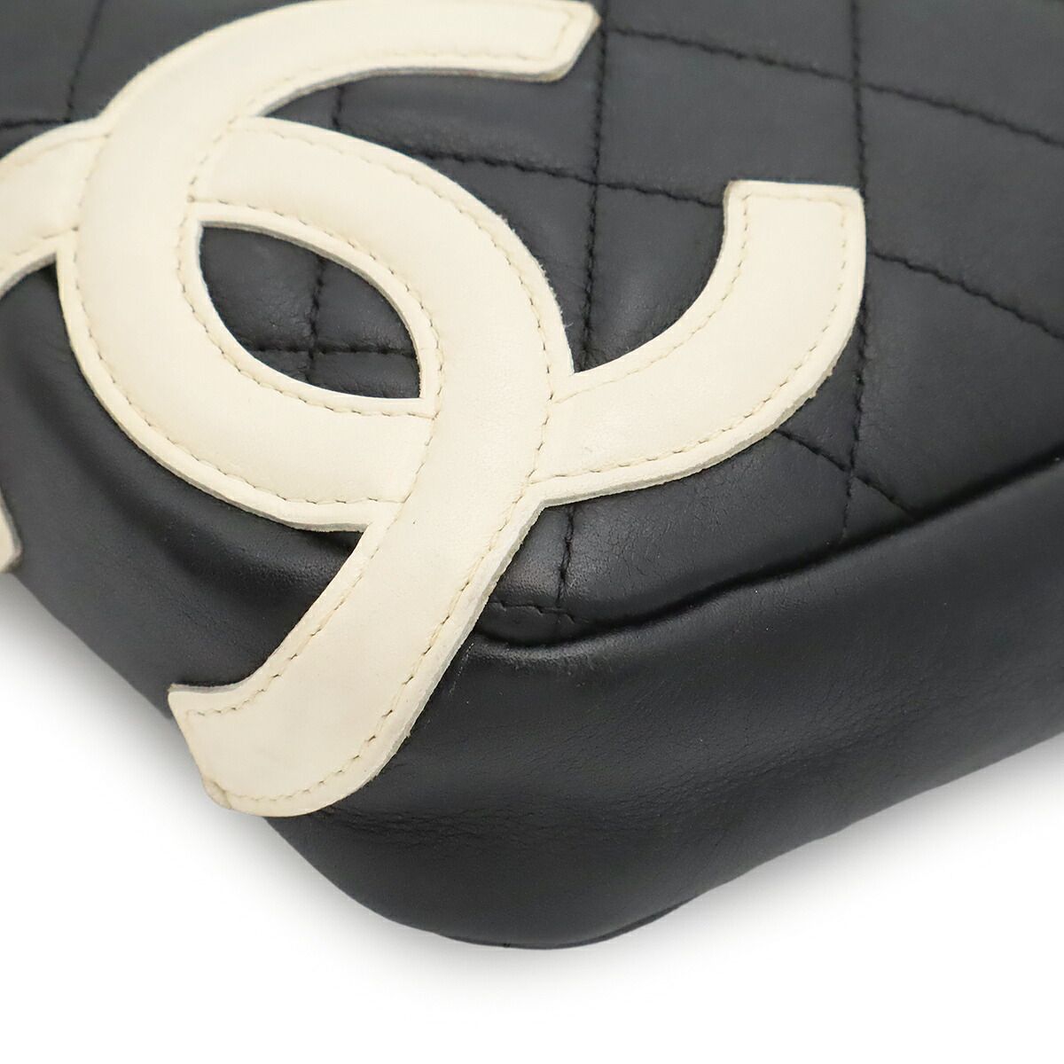 Chanel Cambon Line Leather Shoulder Bag