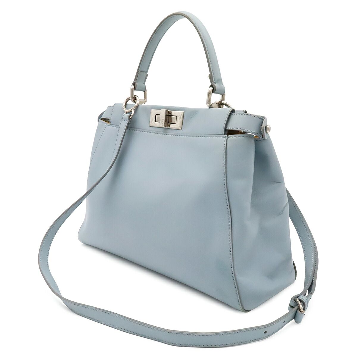 Fendi Peekaboo Leather Handbag