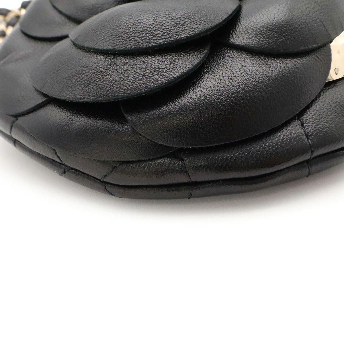 Chanel Camellia Lambskin Mini Shoulder Bag