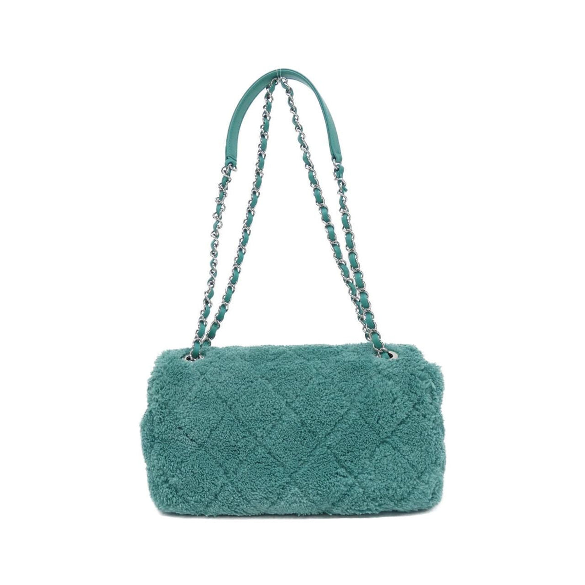 Chanel Mixed Fiber Lambskin Calfskin Shoulder Bag