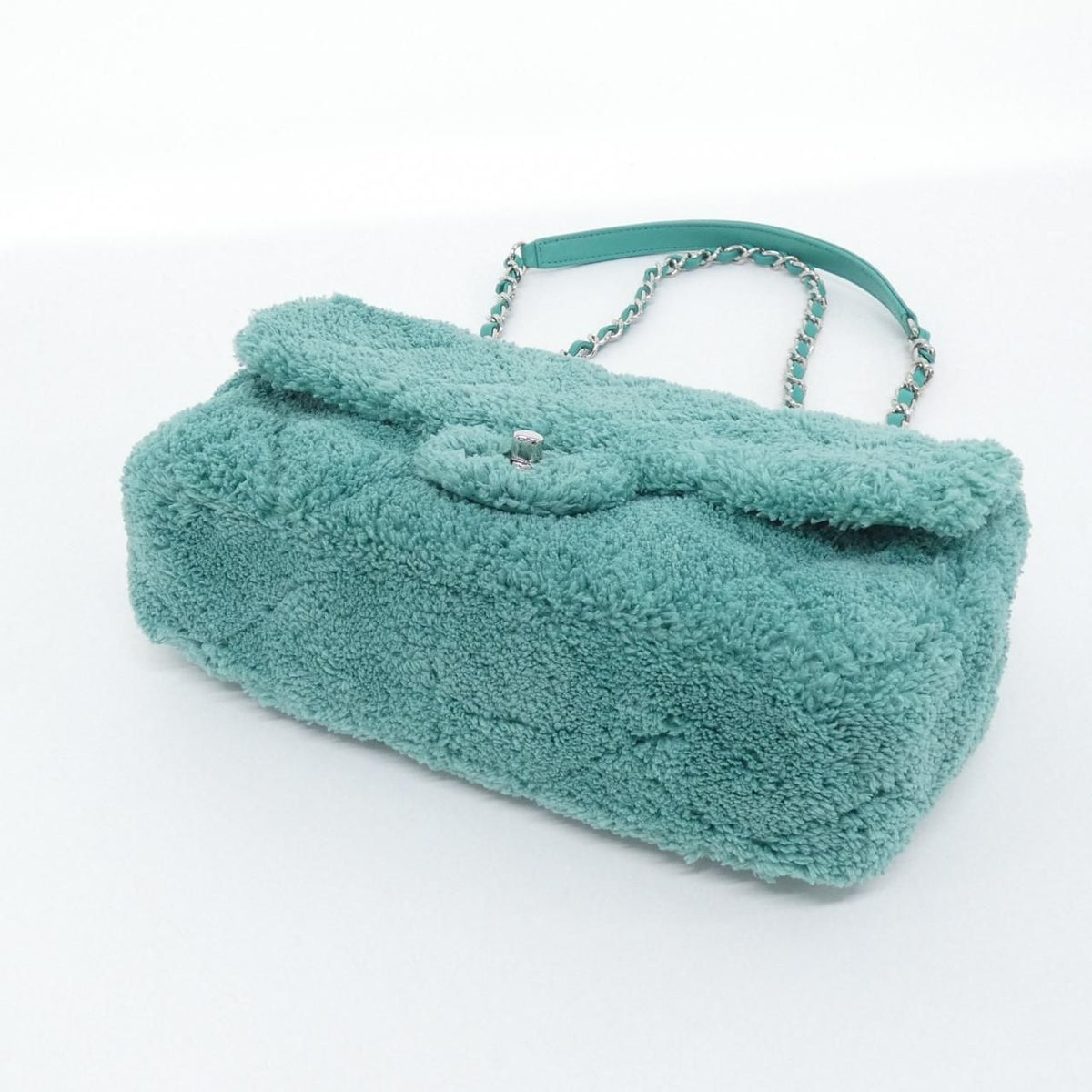Chanel Mixed Fiber Lambskin Calfskin Shoulder Bag