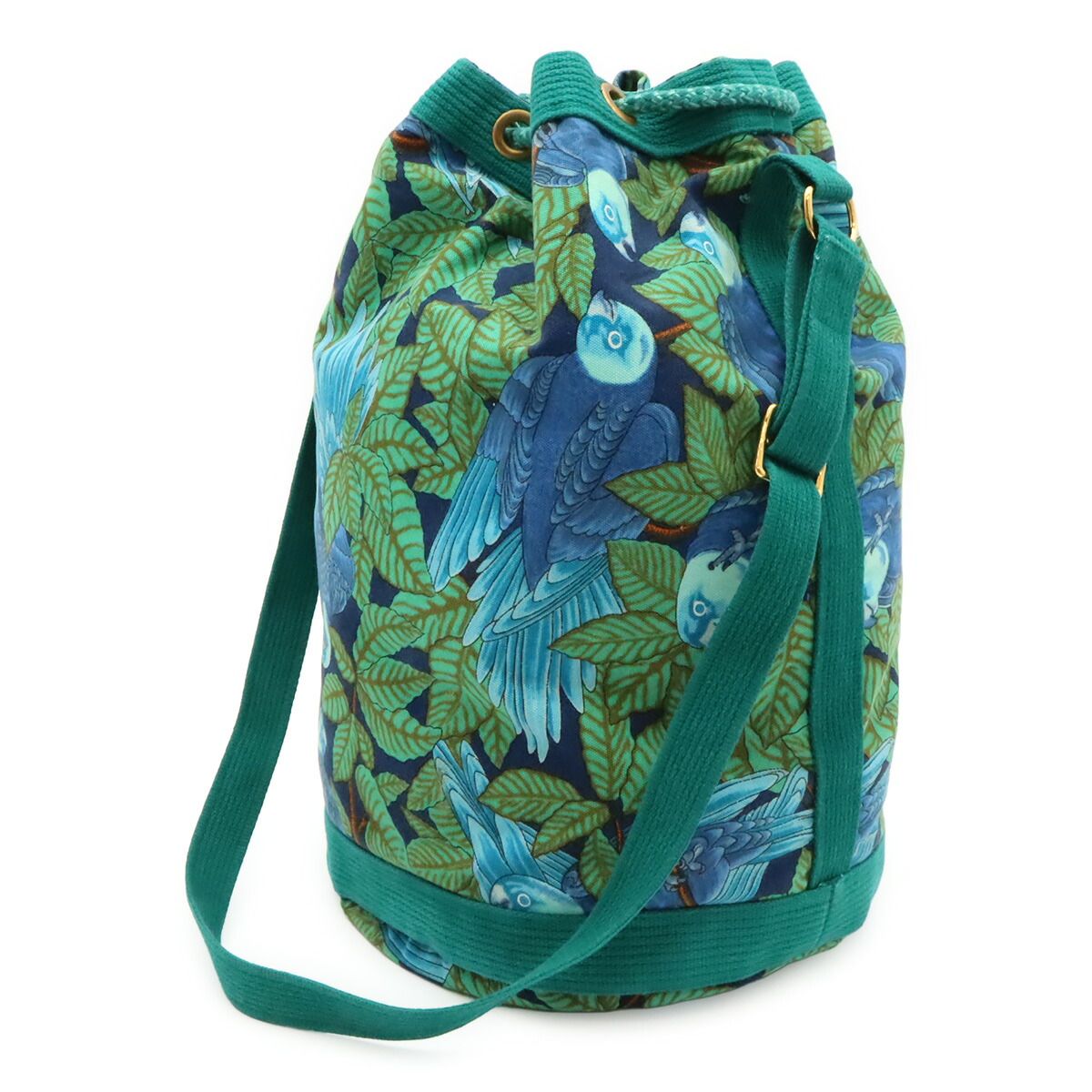 Hermes Canvas Shoulder Bag
