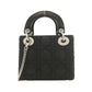 Christian Dior Lady Dior Metallic Leather Bag