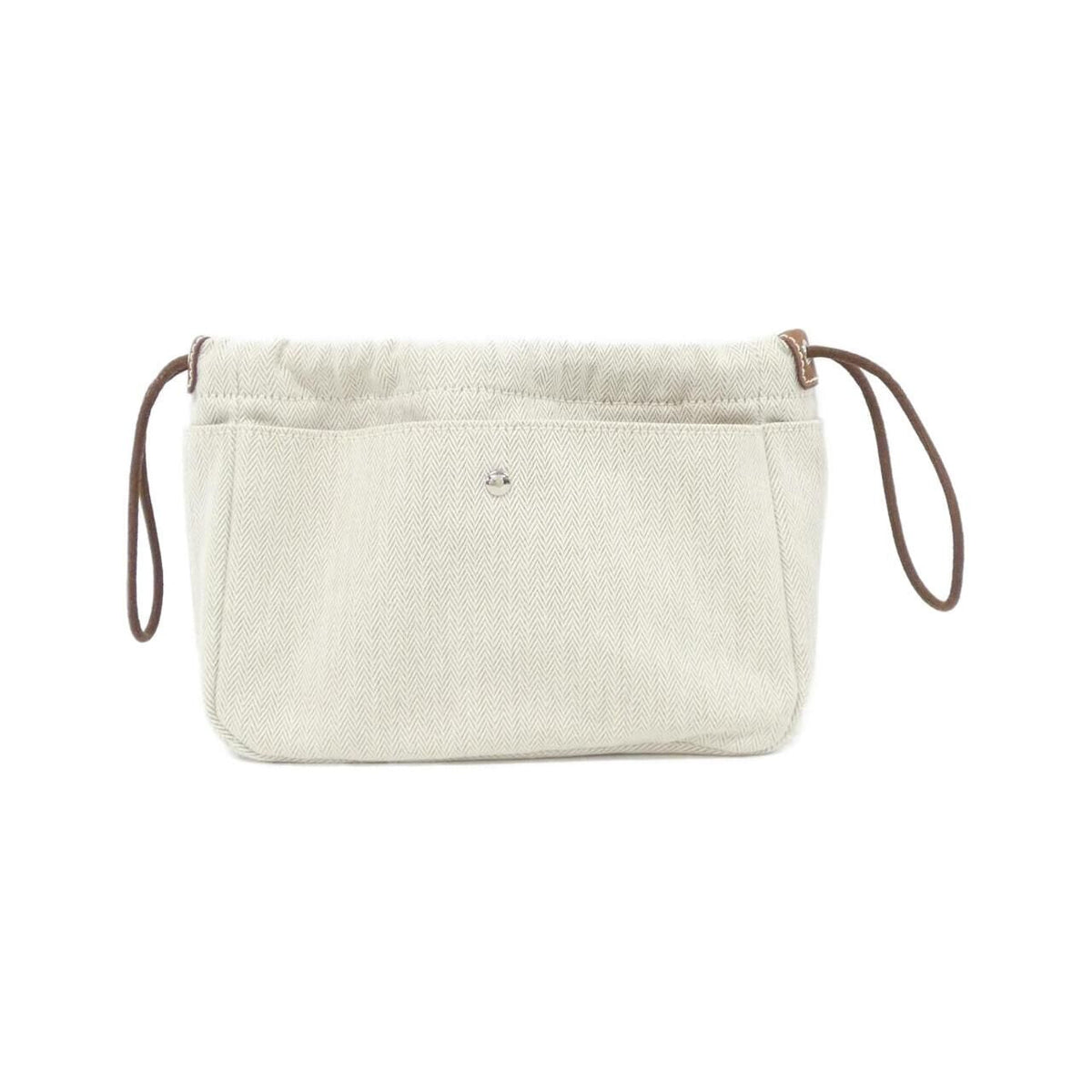 Hermes Fourbi20 Toile Chevron Berenia pouch
