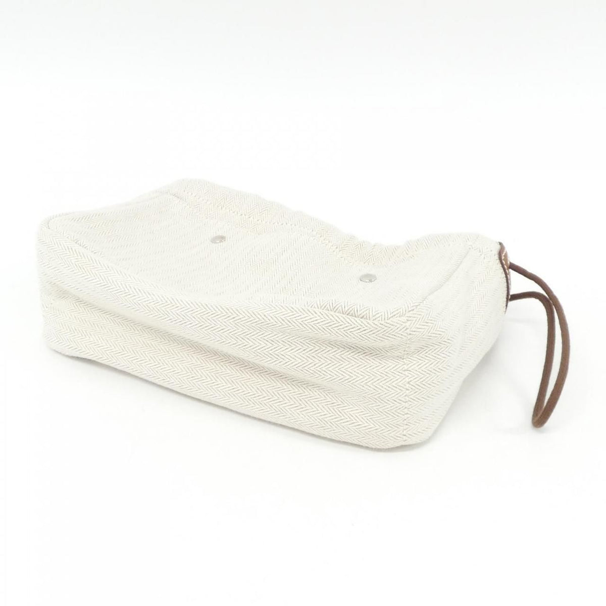 Hermes Fourbi20 Toile Chevron Berenia pouch