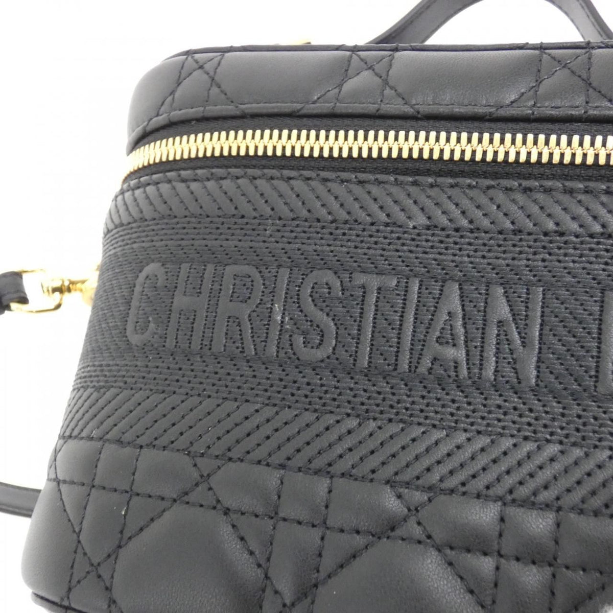 Christian Dior Dior Travel Lambskin Shoulder Bag