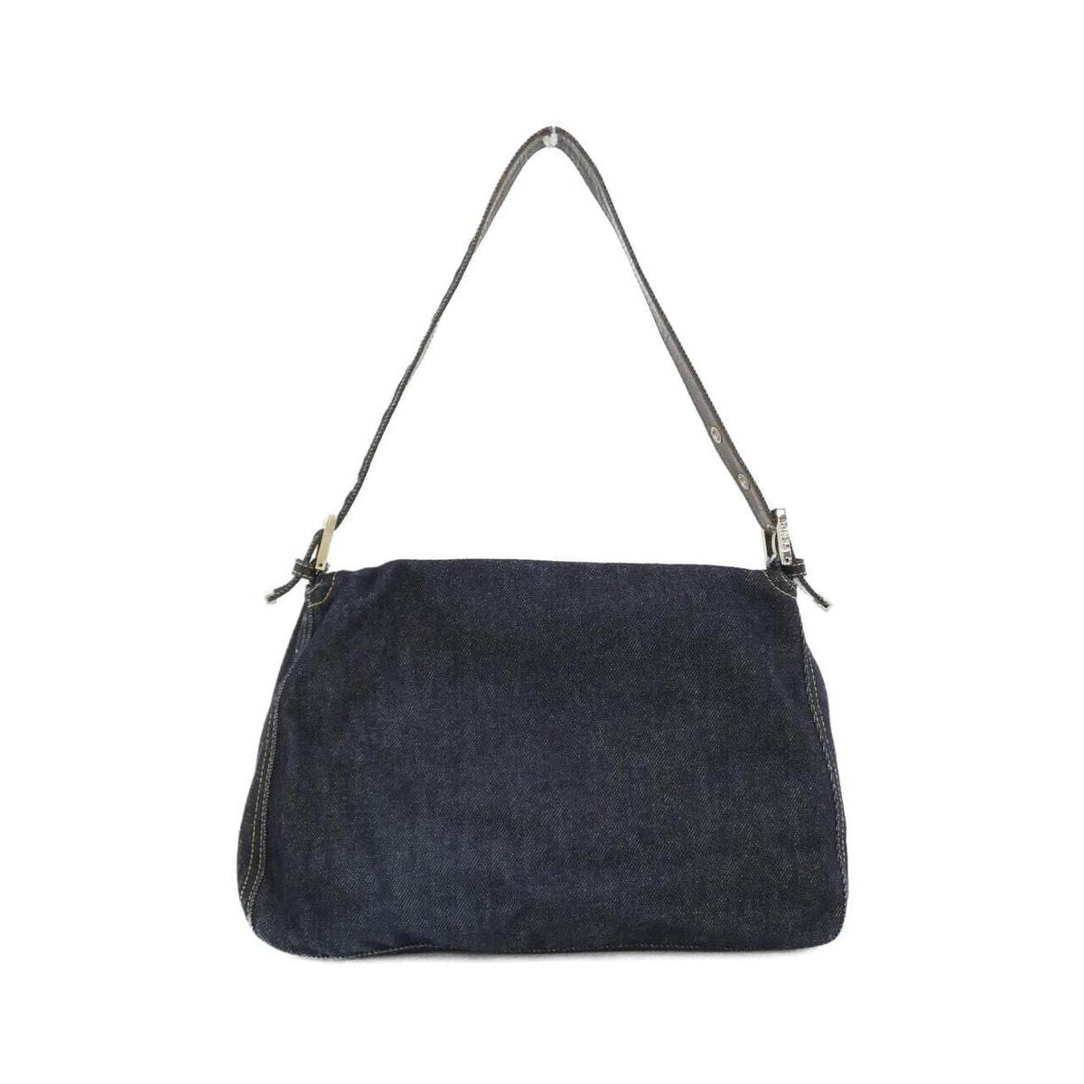 Fendi Mamma Baguette Denim Shoulder Bag