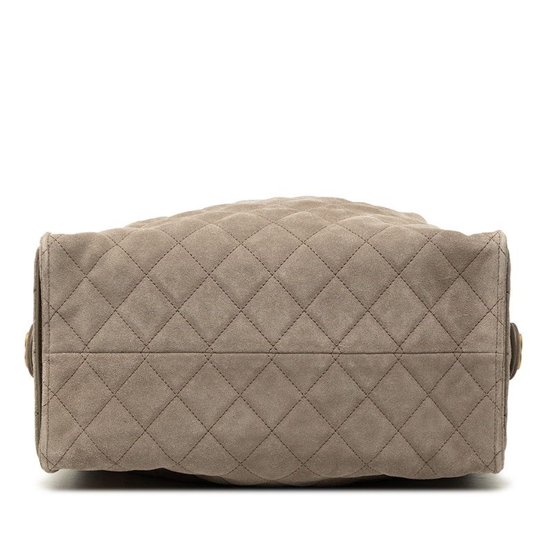 Chanel Coco Mark Suede Shoulder Bag
