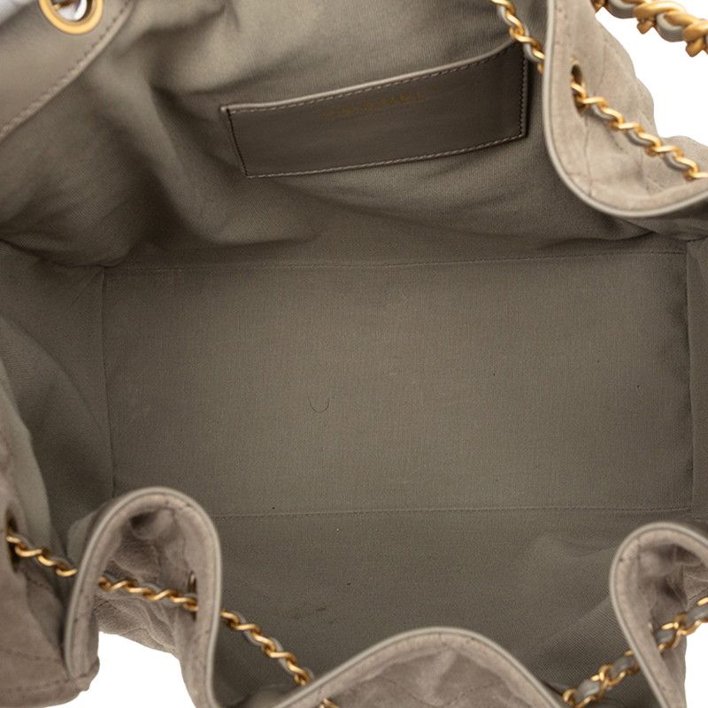 Chanel Coco Mark Suede Shoulder Bag
