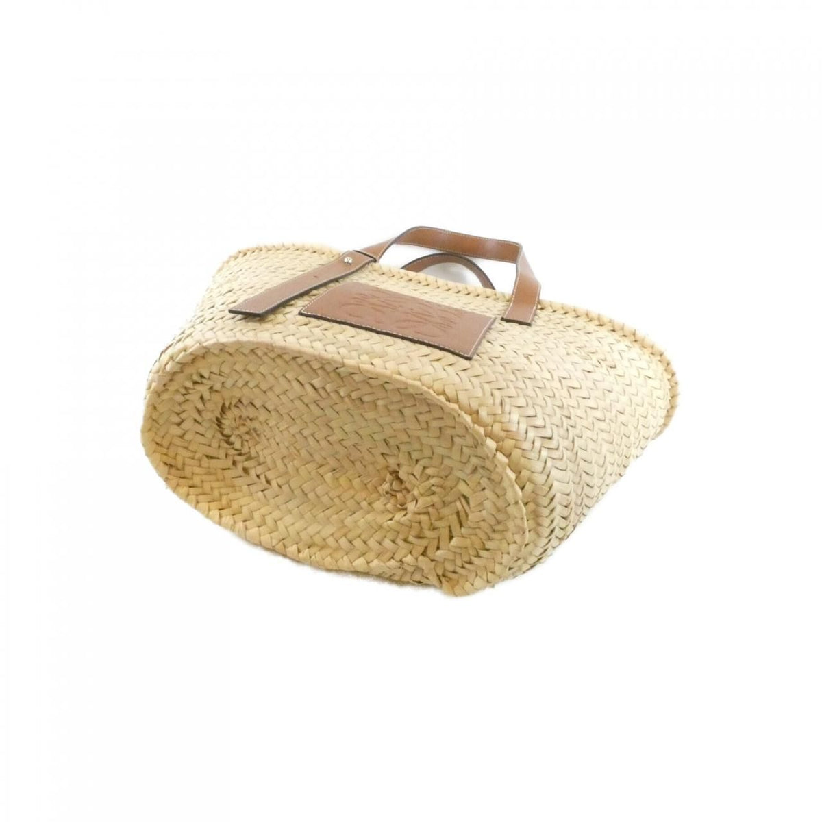 Loewe Raffia Calfskin Shoulder Bag