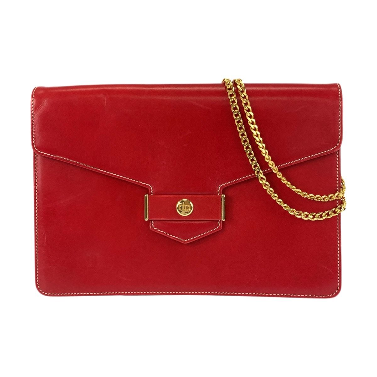 Christian Dior Leather Chain Shoulder Bag