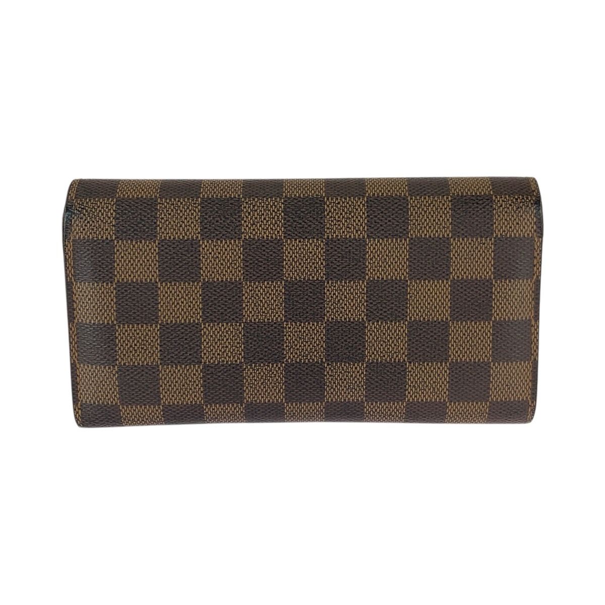 Louis Vuitton Portefeuille Sarah Damier Ebene Long Wallet