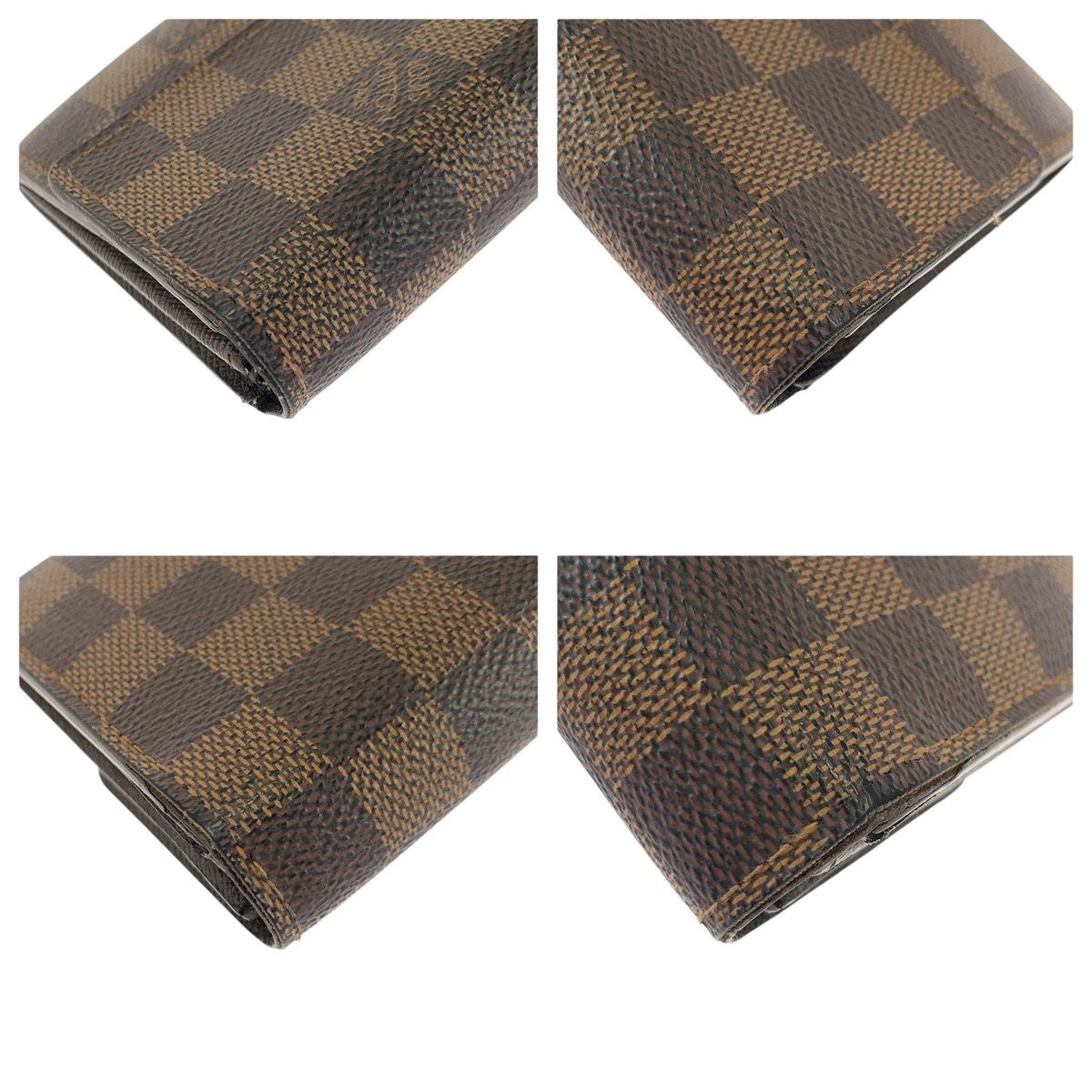 Louis Vuitton Portefeuille Sarah Damier Ebene Long Wallet