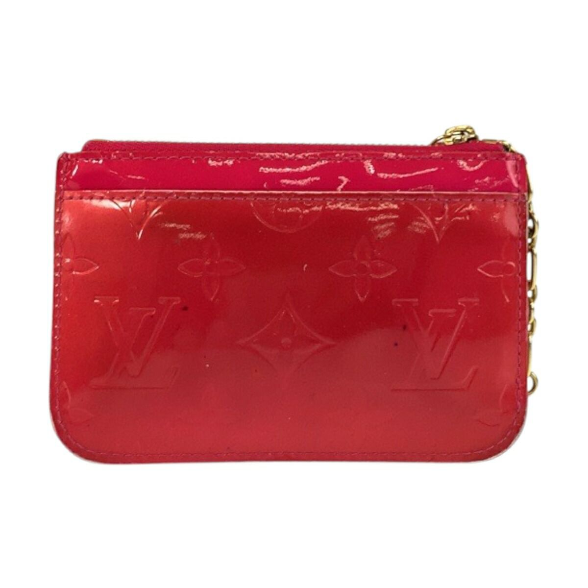 Louis Vuitton Pochette Cle Monogram Vernis Coin Case