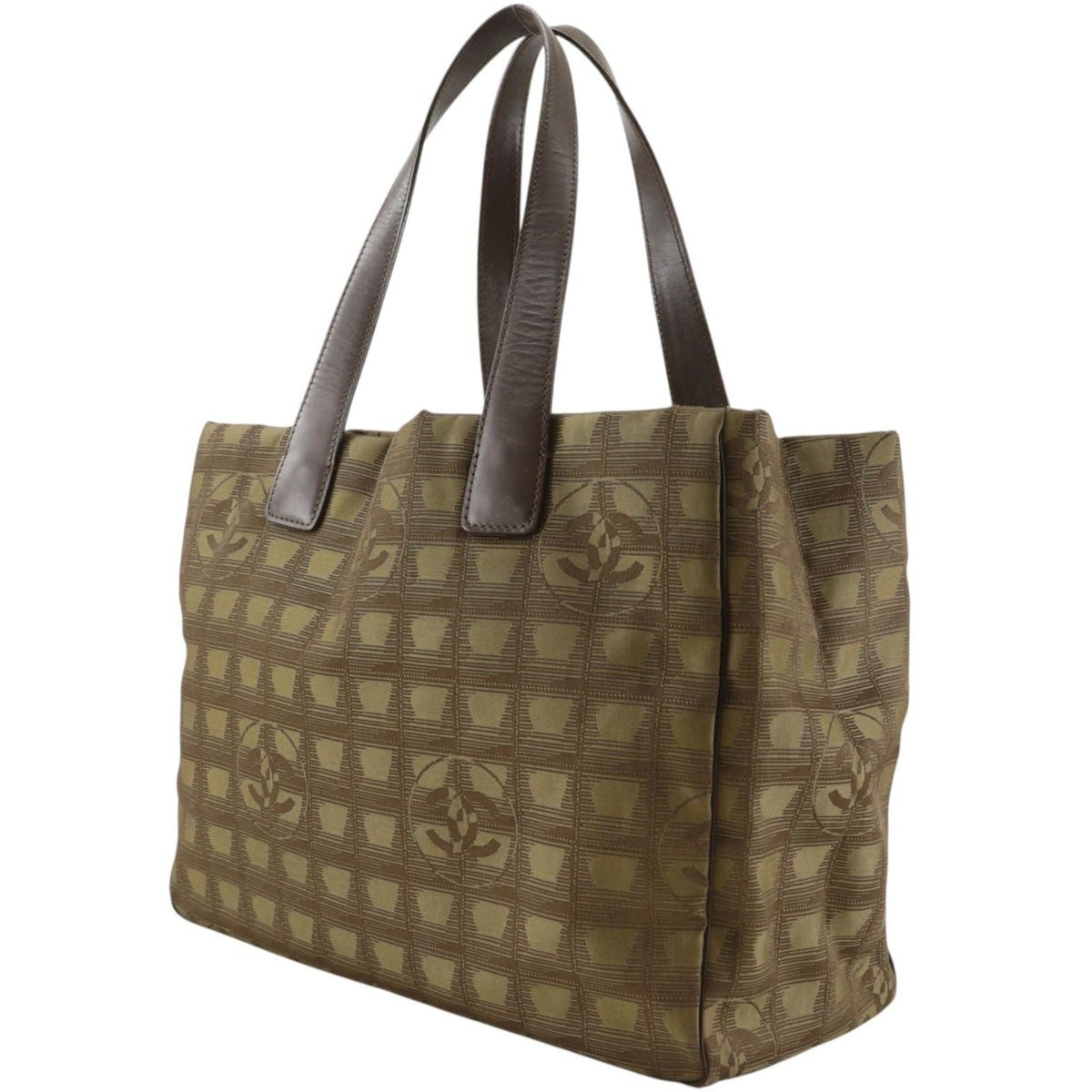 Chanel New Travel Line Nylon Canvas Tote Bag