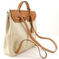 Hermes Herbag AdPM Toile Ash backpack
