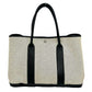 Hermes Garden Party PM Canvas Calfskin Tote bag