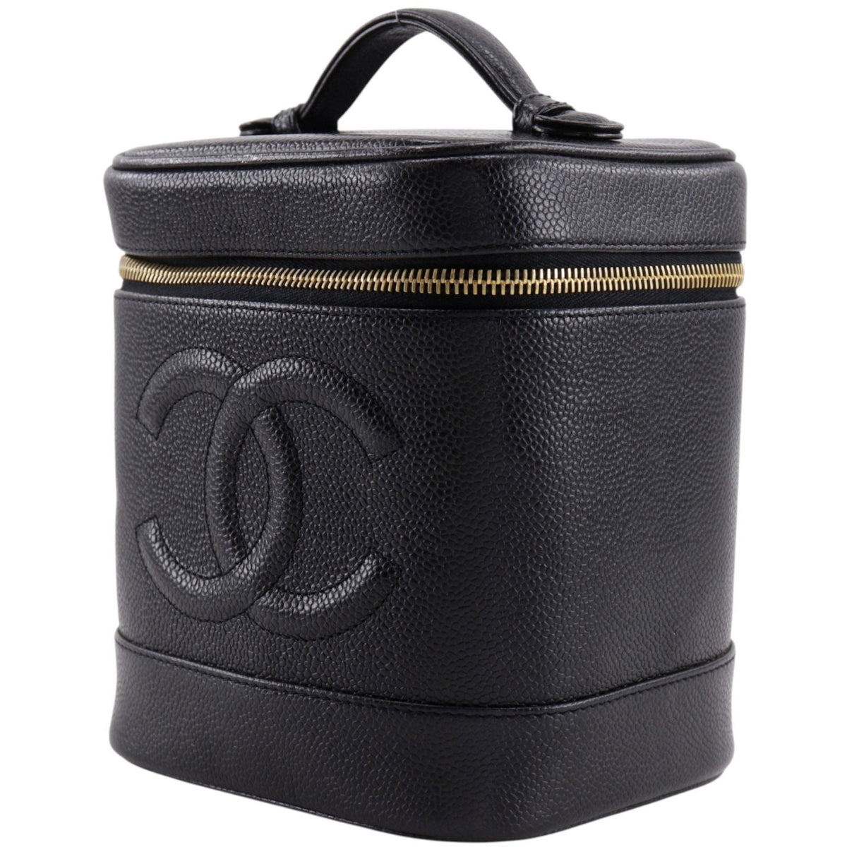 Chanel Coco Mark Leather Vanity Case
