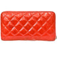 Chanel Brilliant Matelasse Patent Leather Long Zip Wallet