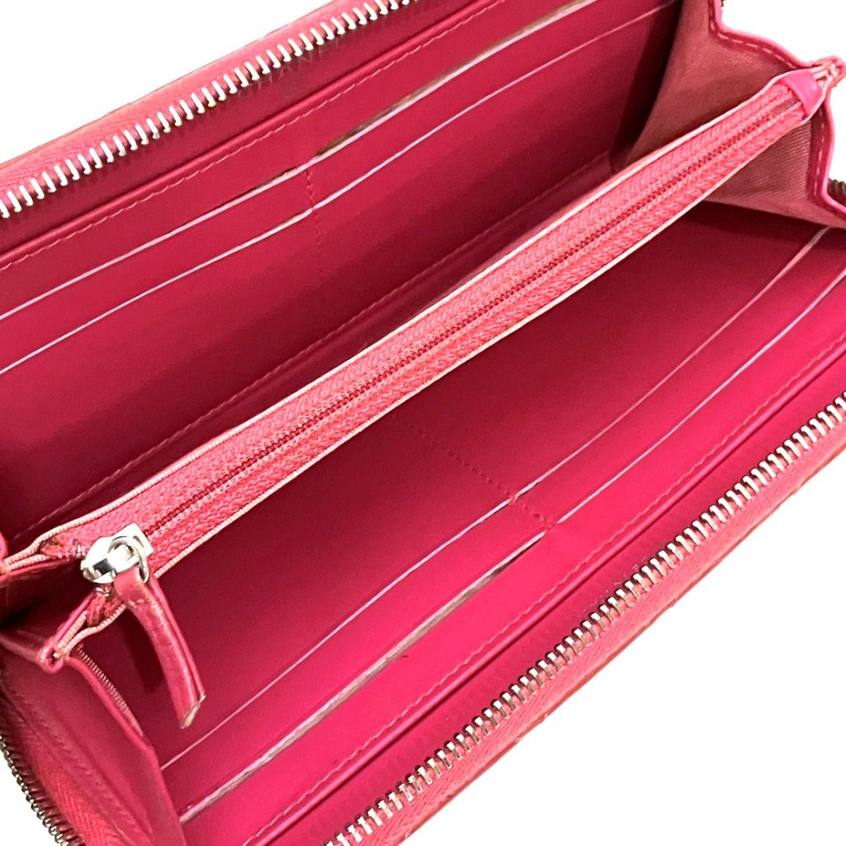 Chanel Brilliant Matelasse Patent Leather Long Zip Wallet