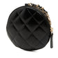 Chanel Camelia Matelasse Lambskin Coin Case