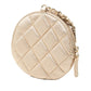 Chanel Camellia Matelasse Lambskin Coin Case