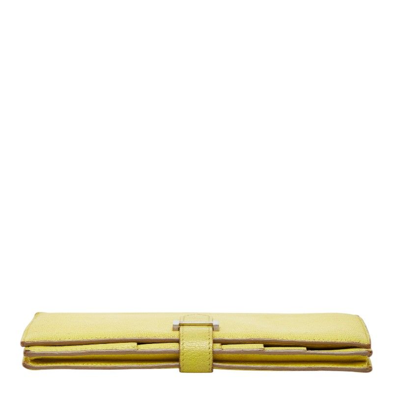 Hermes Bearn Soufflet Chevre Long Wallet
