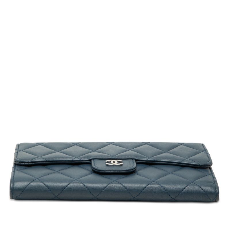 Chanel Matelasse Lambskin Long Wallet