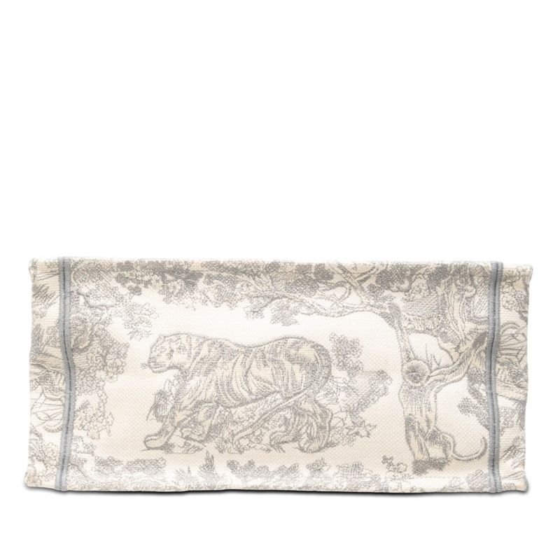 Dior Book Tote Toile de Jouy Embroidery Canvas Tote Bag
