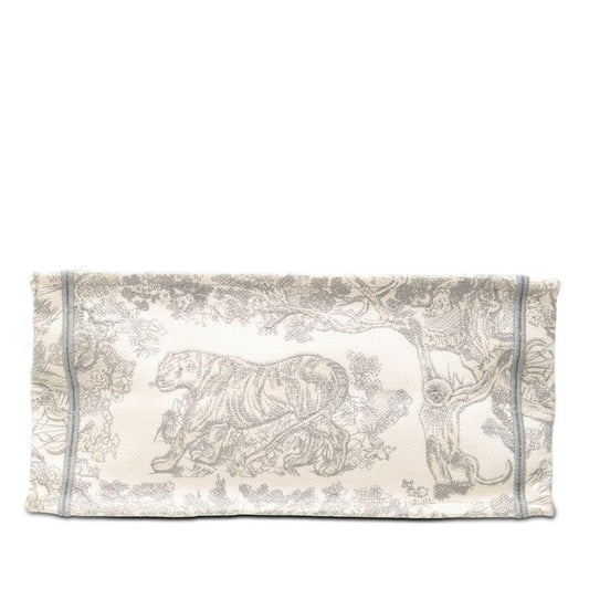 Dior Book Tote Toile de Jouy Embroidery Canvas Tote Bag