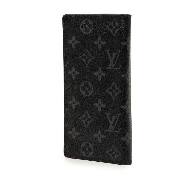 Louis Vuitton Portefeuille Brazza Monogram Eclipse Long Wallet