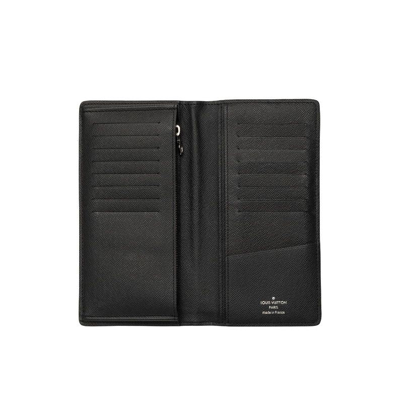 Louis Vuitton Portefeuille Brazza Monogram Eclipse Long Wallet